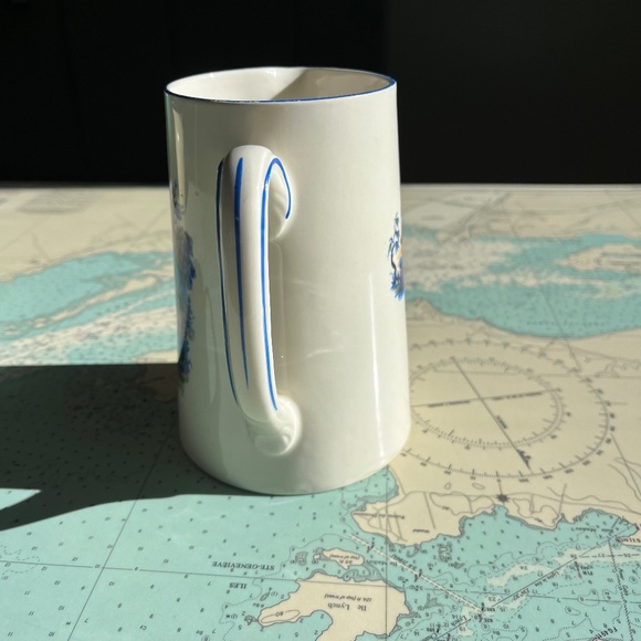 Vintage Newhall Hanley Staffordshire Porcelain Pitcher / Asian Motif - Picture 4 of 9